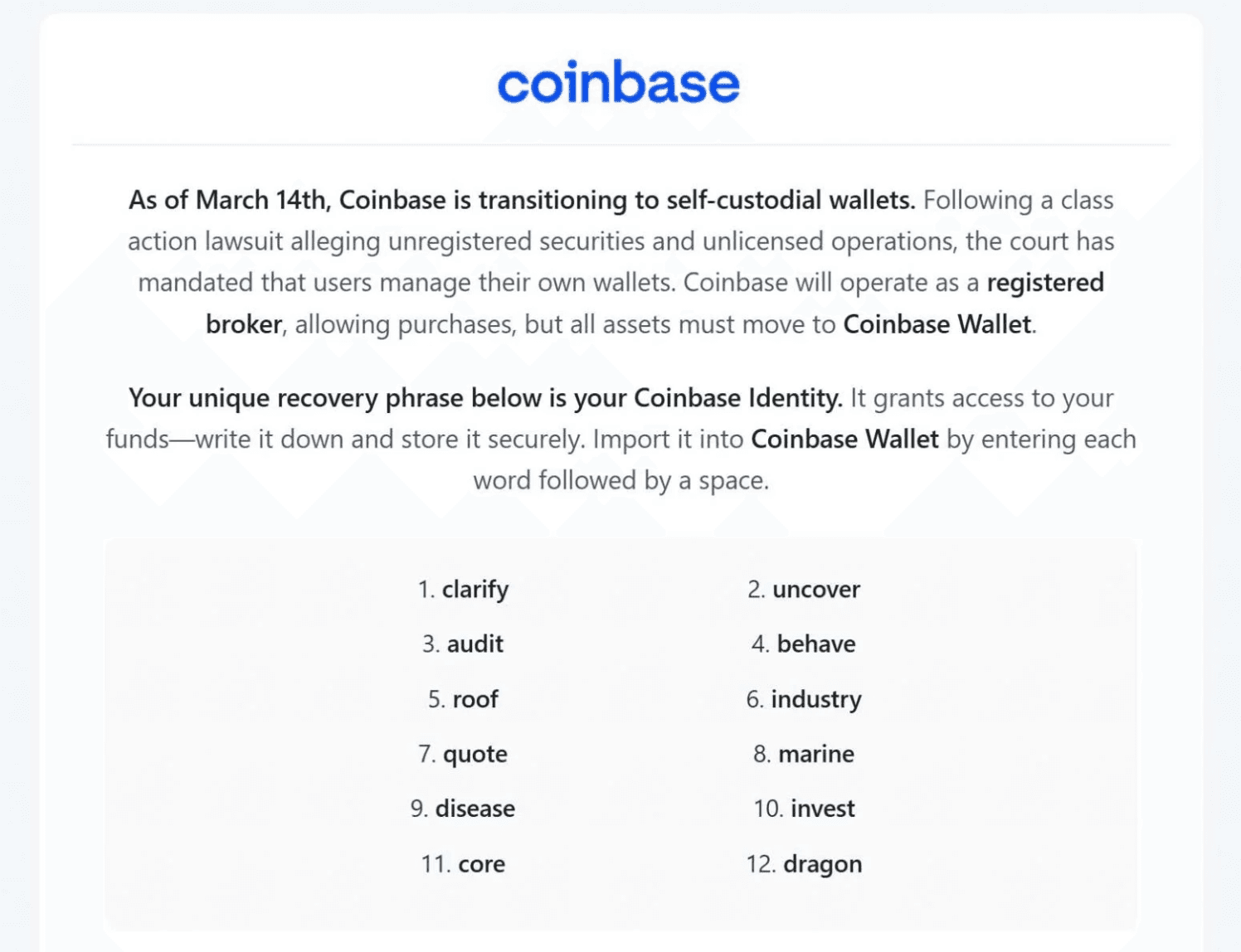A new and dangerously convincing phishing campaign is targeting cryptocurrency users across platforms like Coinbase, Gemini, and Trust Wallet.



T...